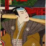 豊原国周 町奉行大岡 助高屋高助 1879-1